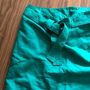 Green banana republic pencil skirt